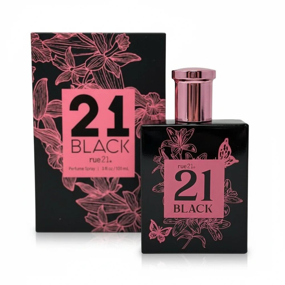 Rue21 Black Women's Perfume Spray 3.4 oz 100 ml New In Box Large Size